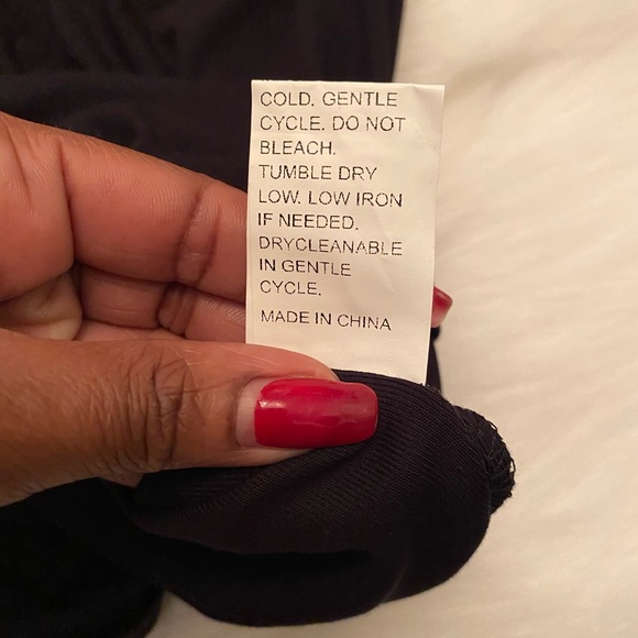 All Black Turtle Neck Dress - Picture 6 of 7